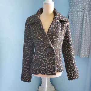 Luii animal print jacket/coat D99